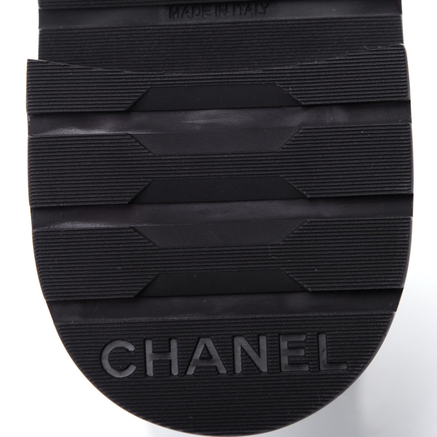 Chanel Shiny Lambskin Quilted Lace Up Combat Boots 38 Black 9 of 12