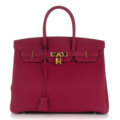 Hermes Togo Birkin 35 Rouge Grenat 1 of 36