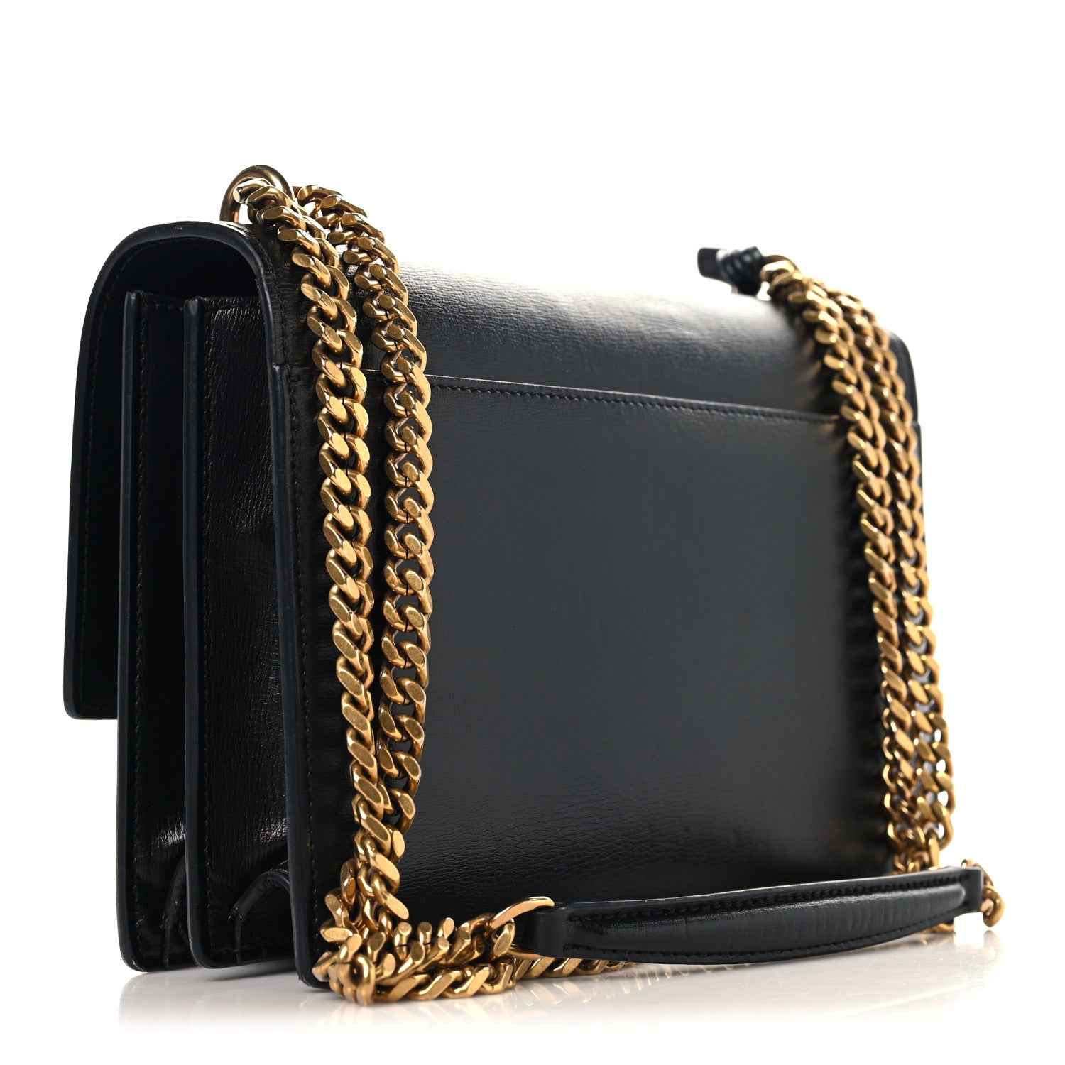 Saint Laurent Calfskin Medium Monogram Sunset Black 3 of 12