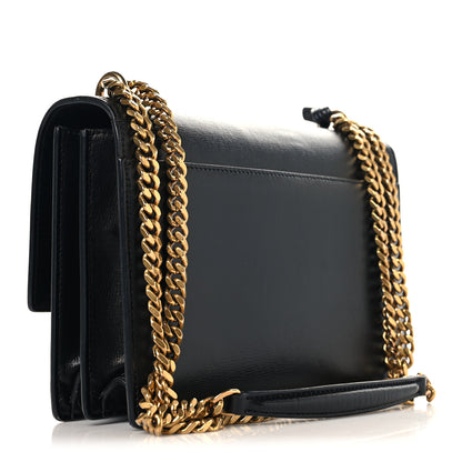 Saint Laurent Calfskin Medium Monogram Sunset Black 3 of 12