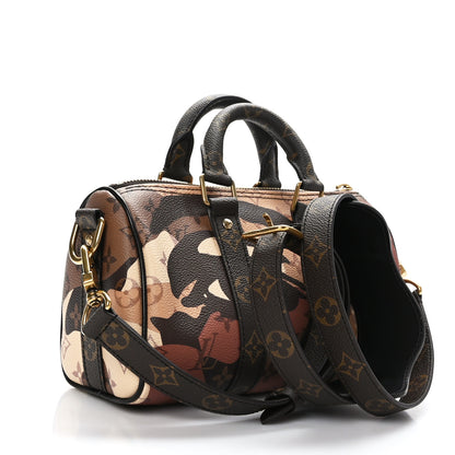 Louis Vuitton Monogram Portrait Keepall Bandouliere 25 Brown 3 of 8