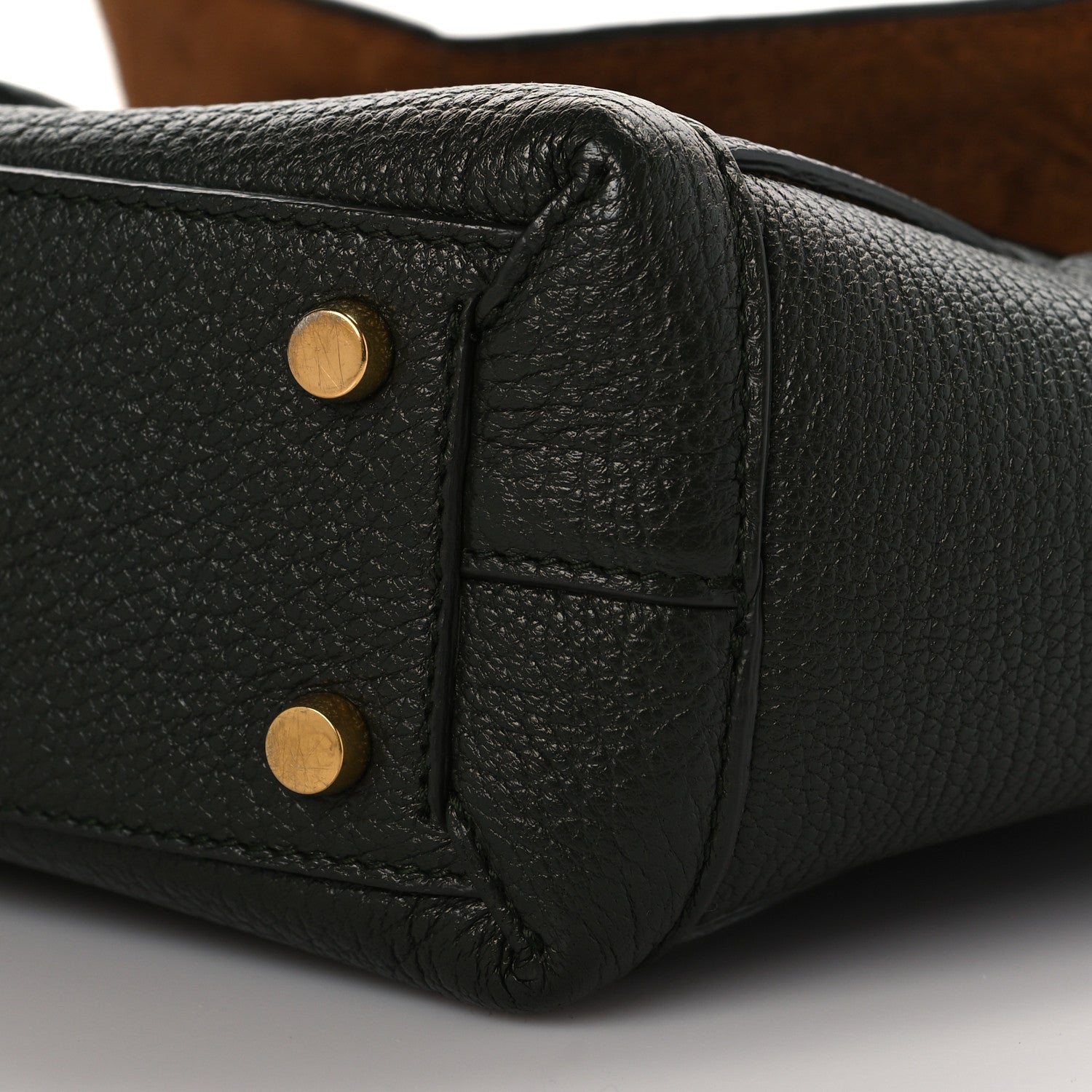 Bottega Veneta Grained Calfskin Mini Maxi Intrecciato Arco 33 Black 9 of 9