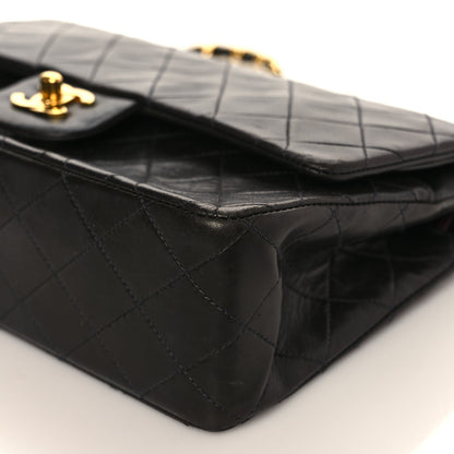 Chanel Lambskin Quilted Medium Double Flap Black 9 of 9