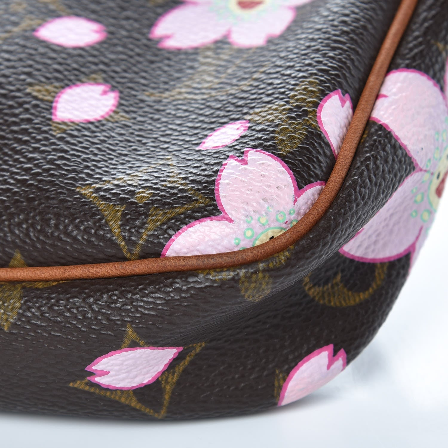 Louis Vuitton Monogram Cherry Blossom Pochette Accessories Brown 9 of 12
