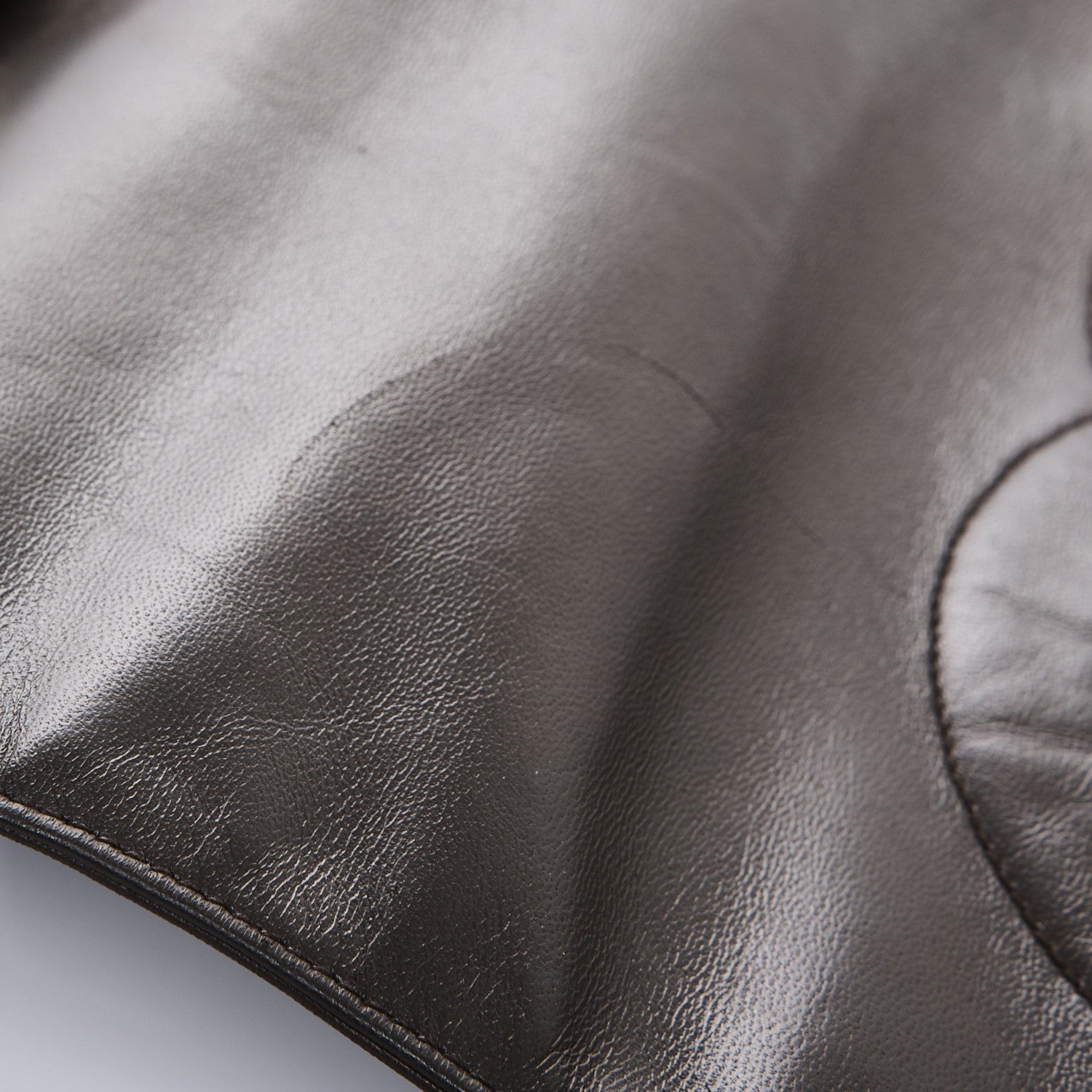 Chanel Lambskin CC Backpack Khaki 9 of 9