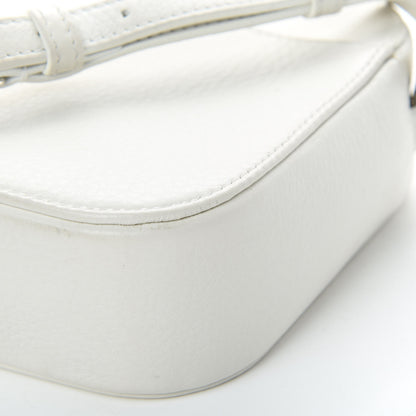 Balenciaga Calfskin Logo S Everyday Camera Bag White 11 of 13