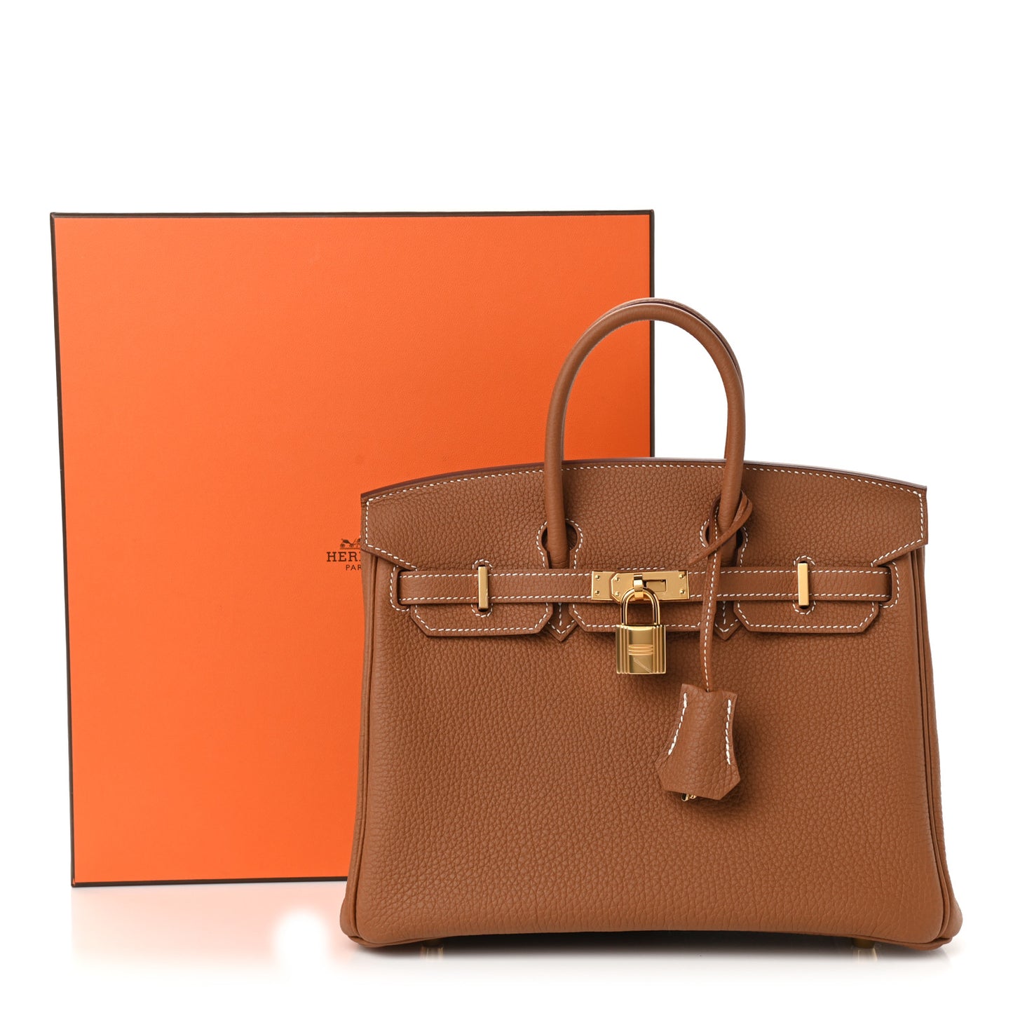 Togo Birkin 25 Gold
