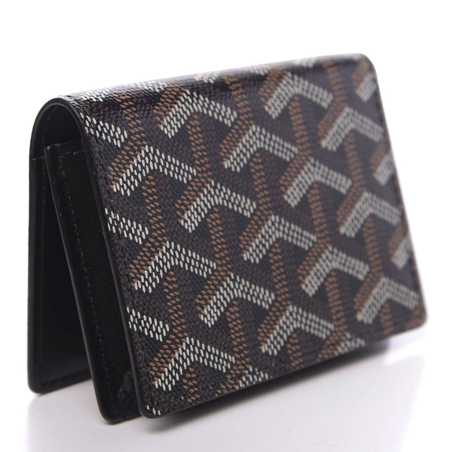Goyardine Business Card Holder Black