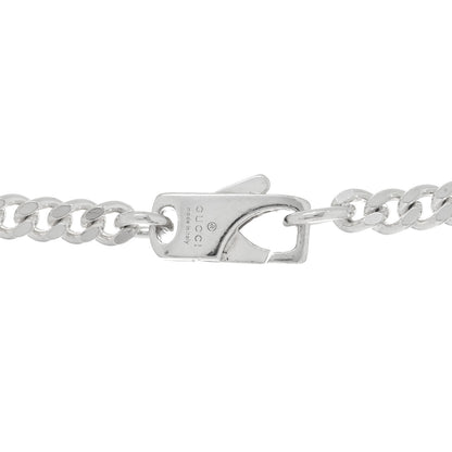 Gucci Sterling Silver Interlocking G Textured Pendant Necklace 4 of 4