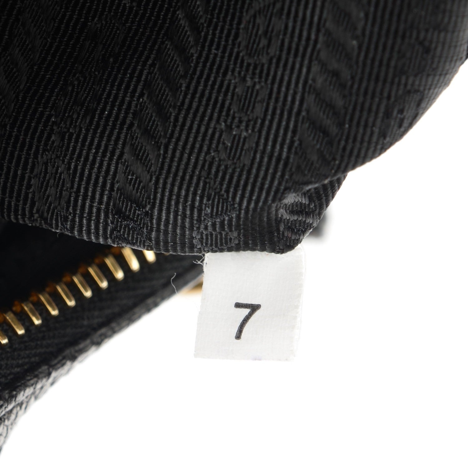 Prada Cervo Deerskin Zip Tote Nero Black 6 of 9