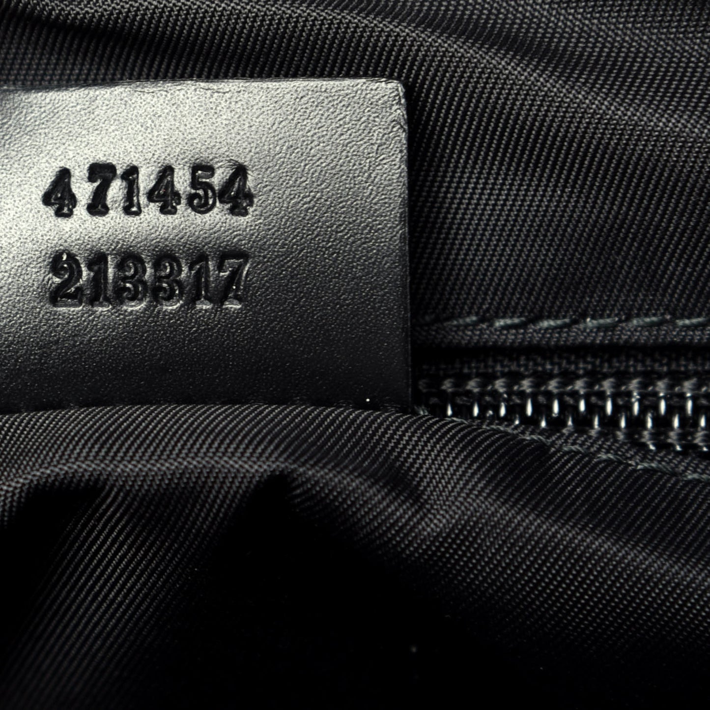 GG Supreme Monogram Web Messenger Bag Black