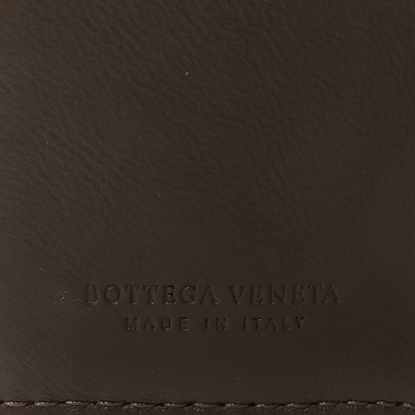 Nappa Intrecciato Bifold Zip Wallet Ebano