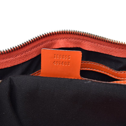 Gucci GG Plus Monogram Web Stripe Medium Joy Boston Orange 7 of 17