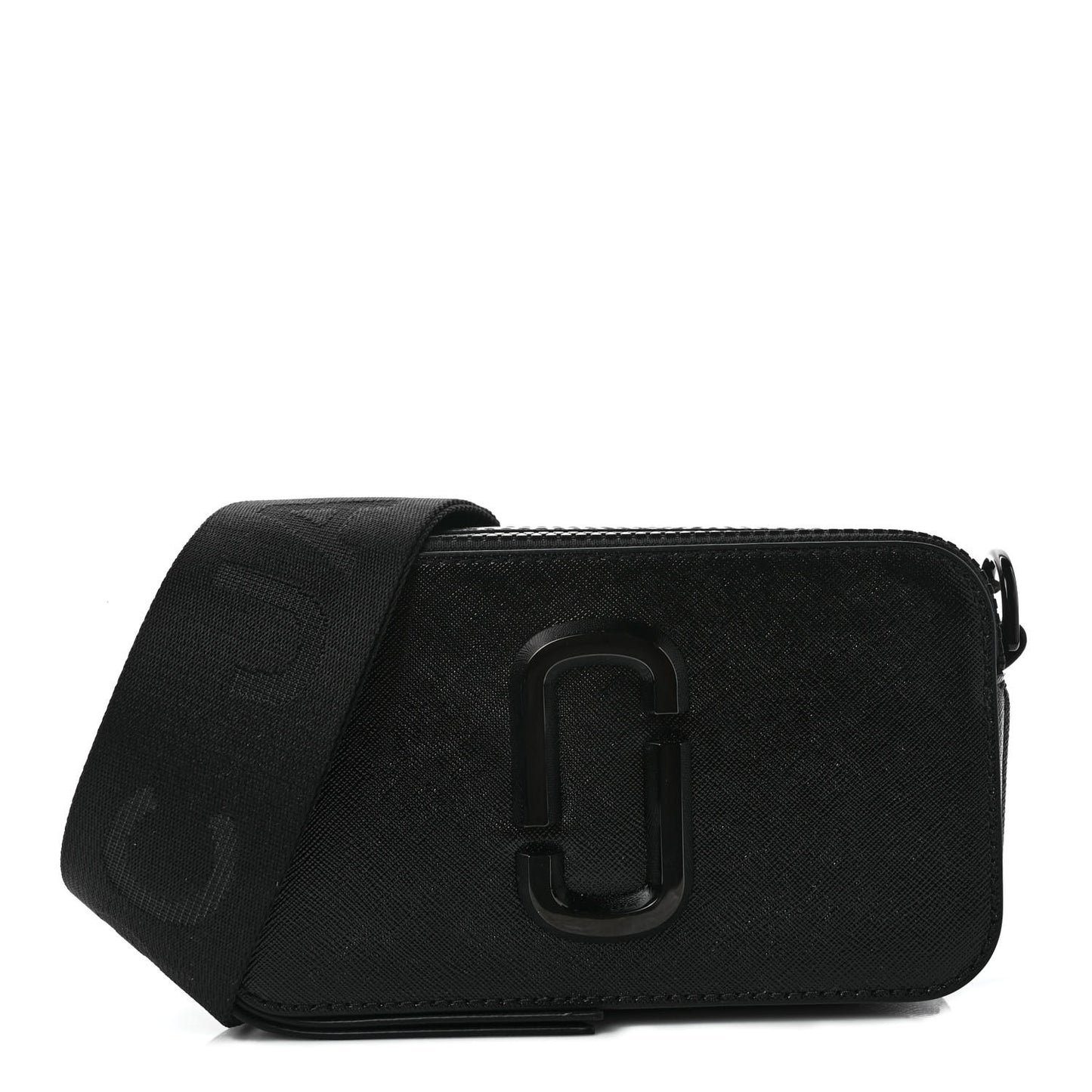 Saffiano Small Snapshot Camera Bag Black