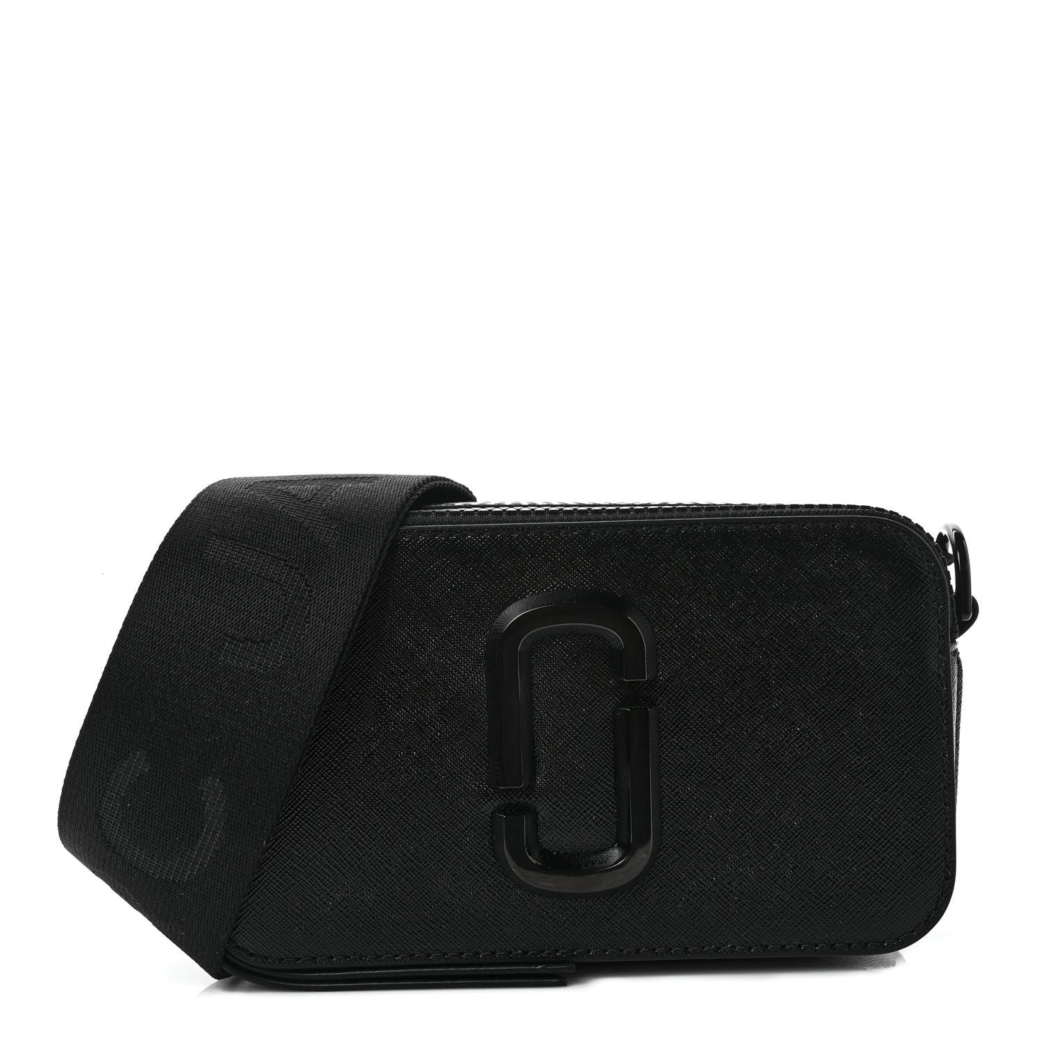 Marc Jacobs Saffiano Small Snapshot Camera Bag Black 1 of 7