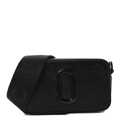 Marc Jacobs Saffiano Small Snapshot Camera Bag Black 1 of 7