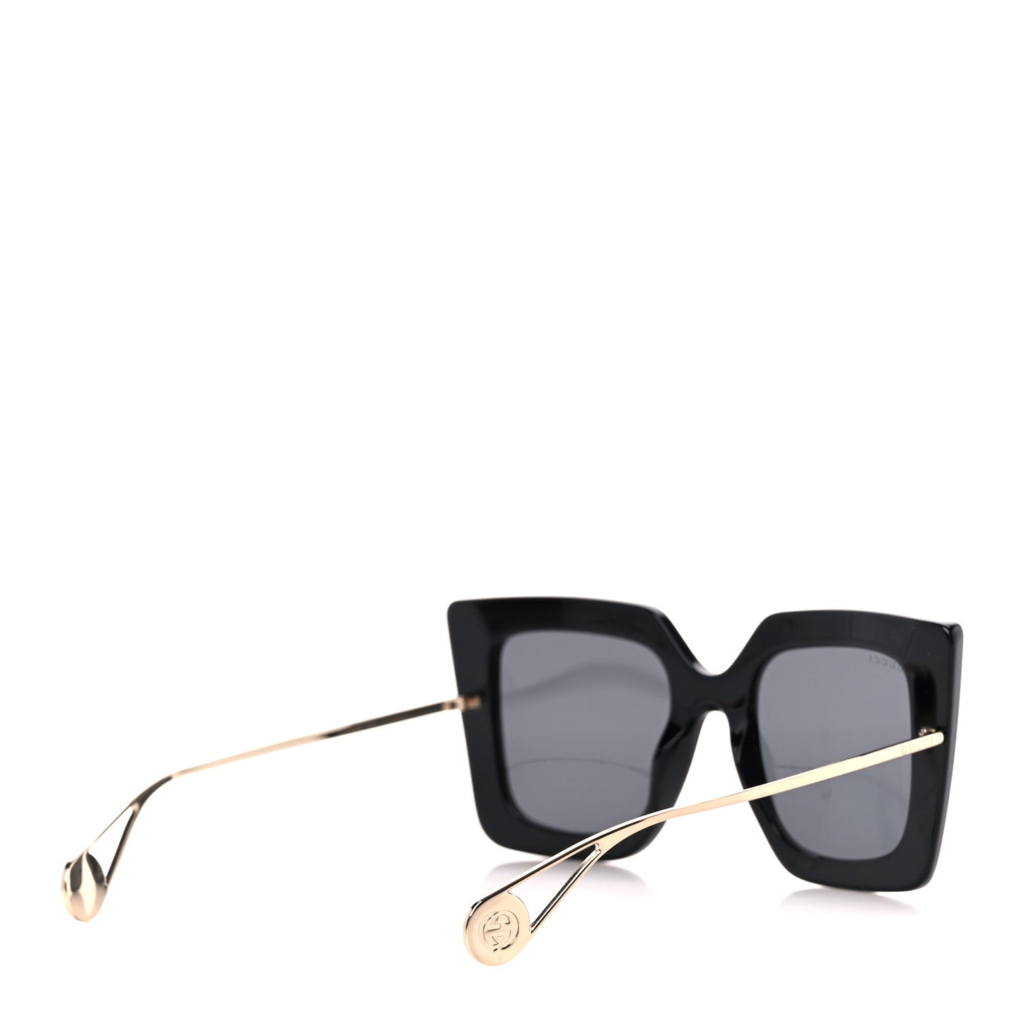 Acetate Oversize Square Frame GG0435S Sunglasses Black