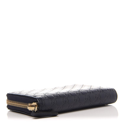 Gucci Microguccissima Zip Around Card Case Navy 4 of 10