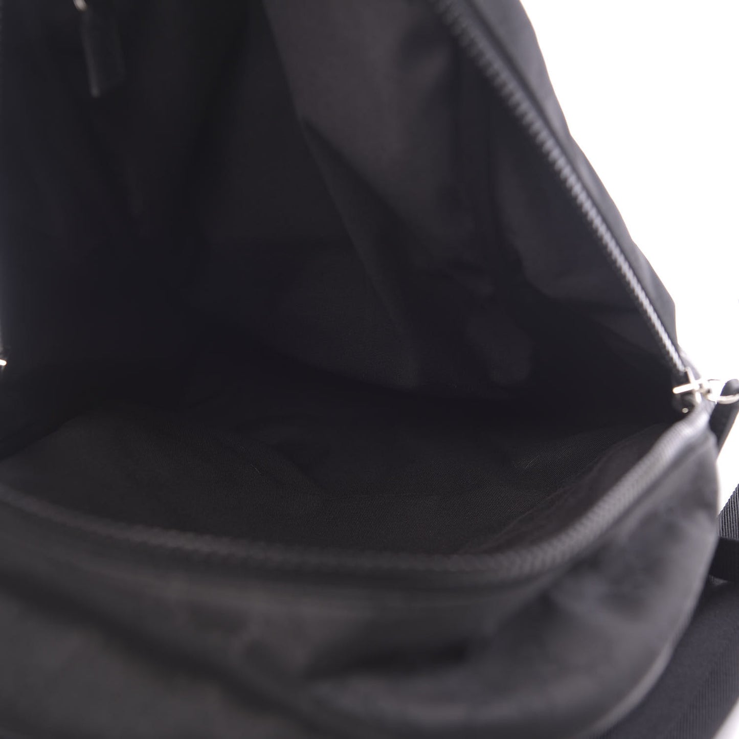 Nylon Monogram Slim Backpack Black