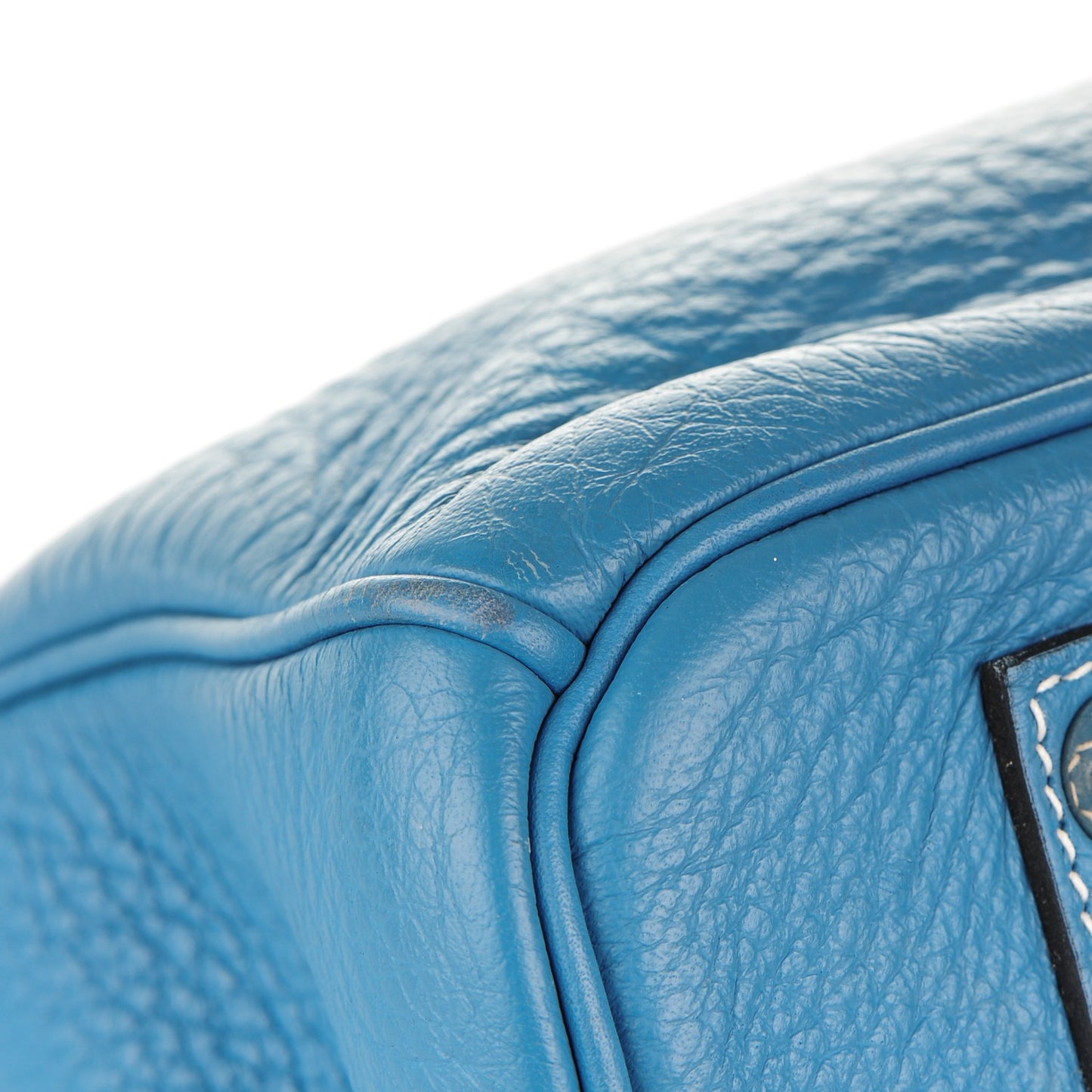 Taurillon Clemence Birkin 35 Blue Jean
