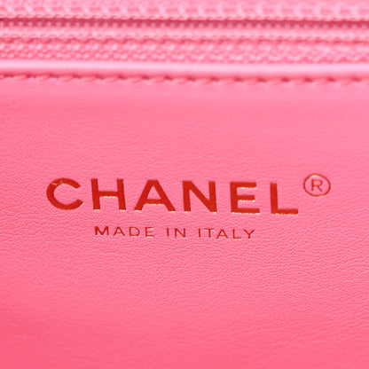 Chanel Lambskin Quilted Chaine Lettre Flap Pink 6 of 11