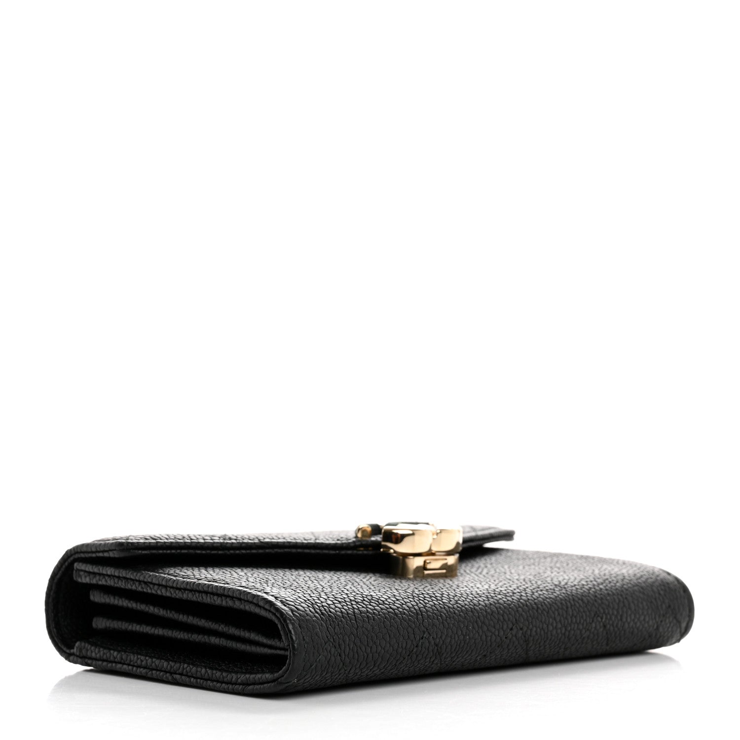 Chanel Caviar Quilted Medium CC Box Flap Wallet Black 4 of 10