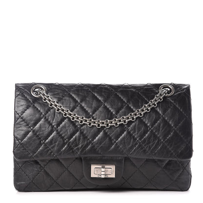 Chanel Aged Calfskin Quilted 2.55 Reissue 225 Flap Black 1 of 9