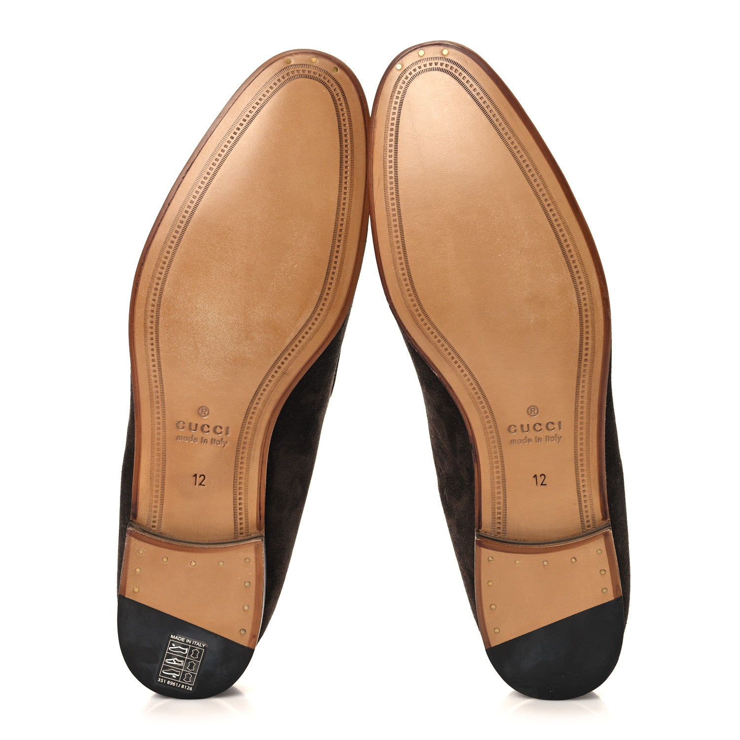 Gucci Luxury Suede GG Monogram Horsebit Mens Jordy Loafers 12 Night Cocoa 11 of 20