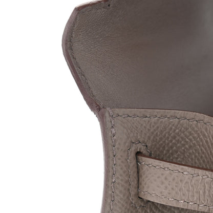 Hermes Epsom Mini Kelly Sellier 20 Etain 12 of 13