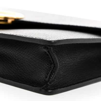 Fendi Vitello Cruise F is Fendi Medium Envelope Wallet on Chain Black 10 of 10