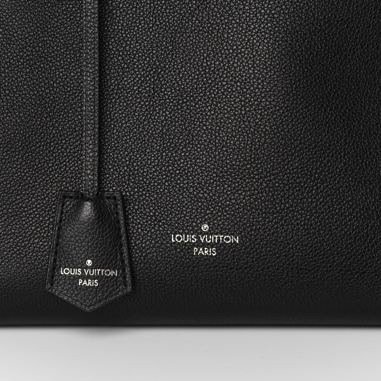 Louis Vuitton Calfskin Lockme Cabas Black 7 of 9
