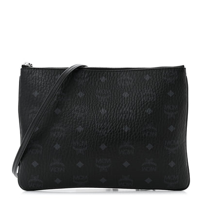 MCM Visetos Medium Crossbody Pouch Black 1 of 10