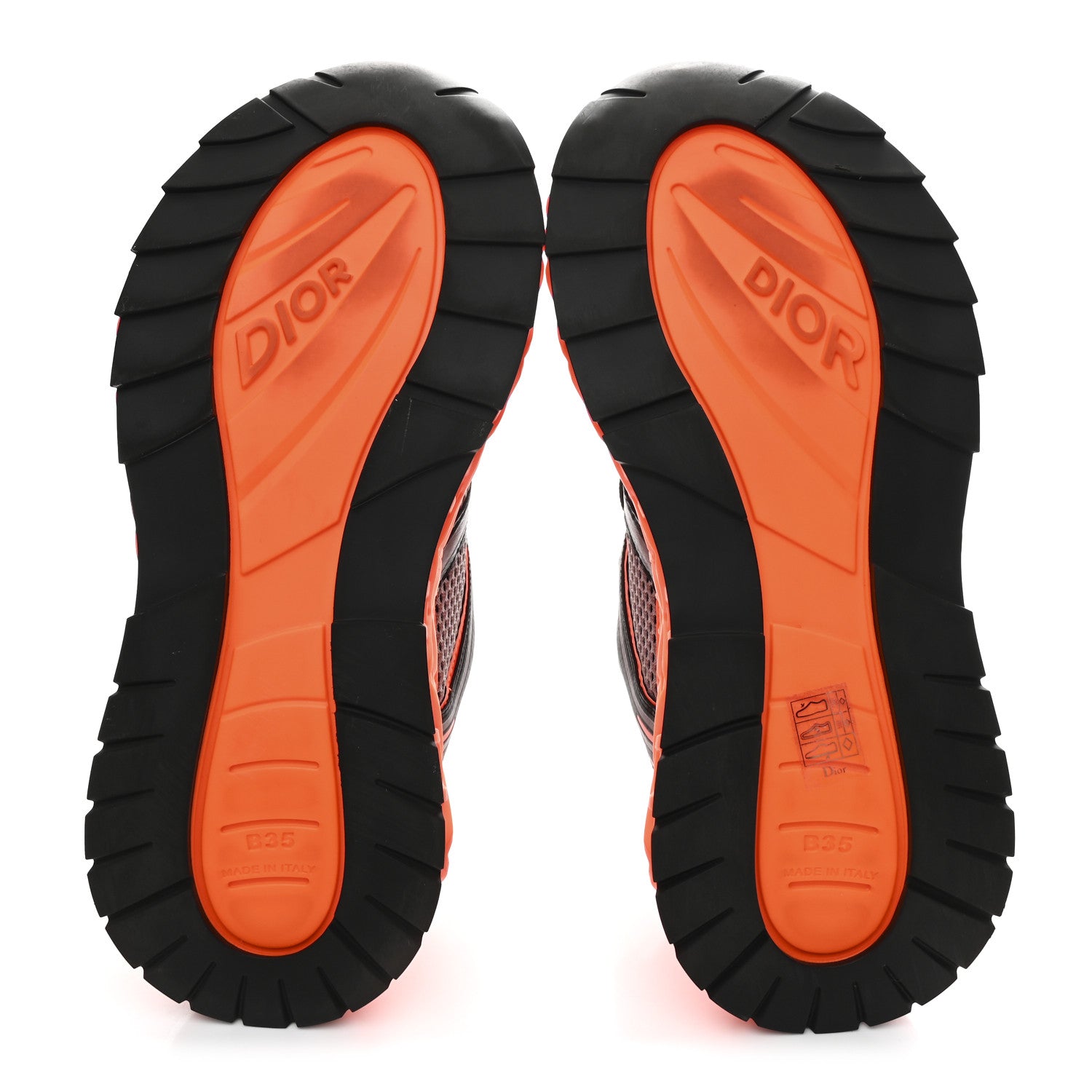 Christian Dior Technical Mesh Calfskin Mens B35 NXXT Sneakers 45