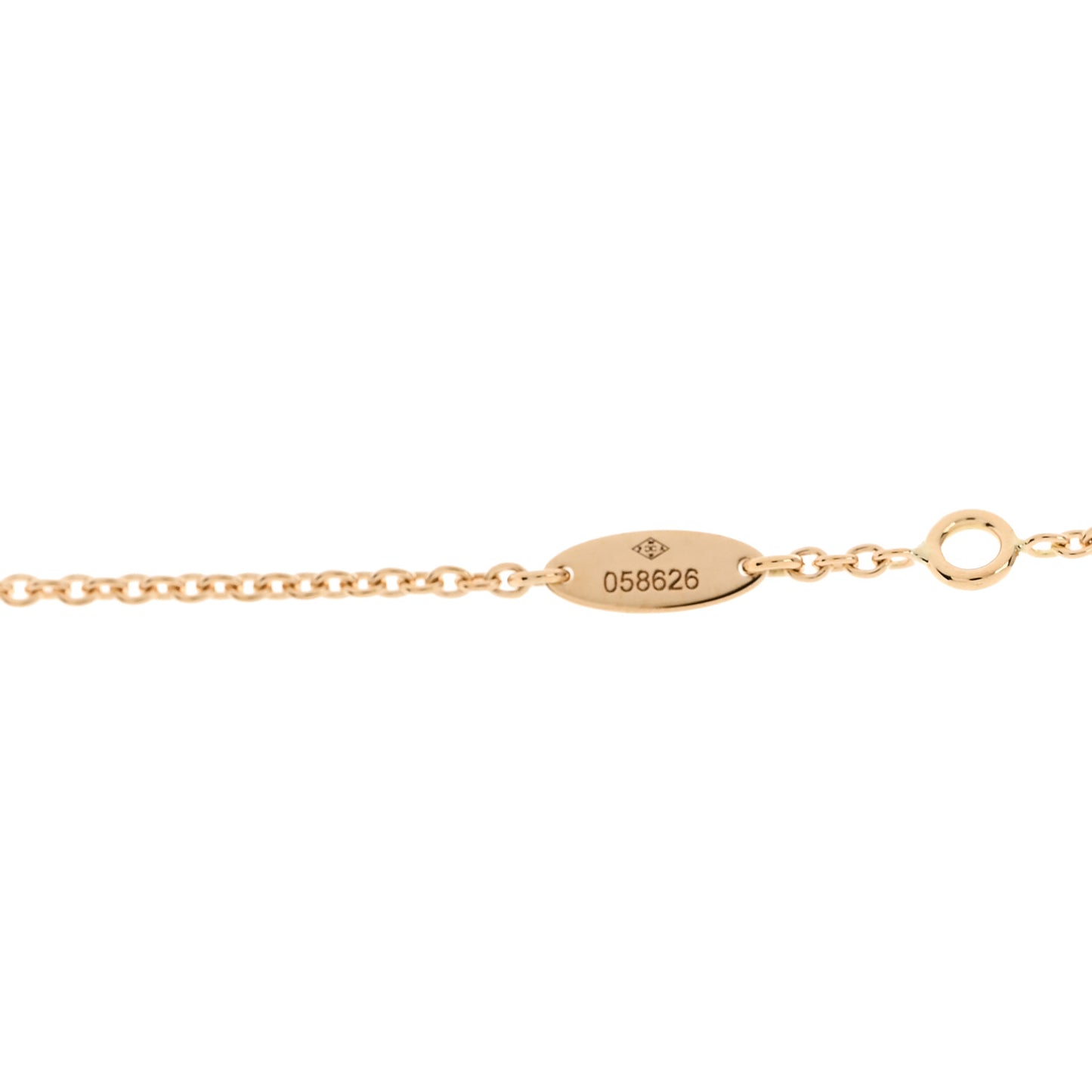 18K Yellow Gold Diamond Lapis Lazuli Rose Des Vents Necklace