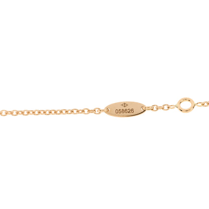 Christian Dior 18K Yellow Gold Diamond Lapis Lazuli Rose Des Vents Necklace 6 of 6