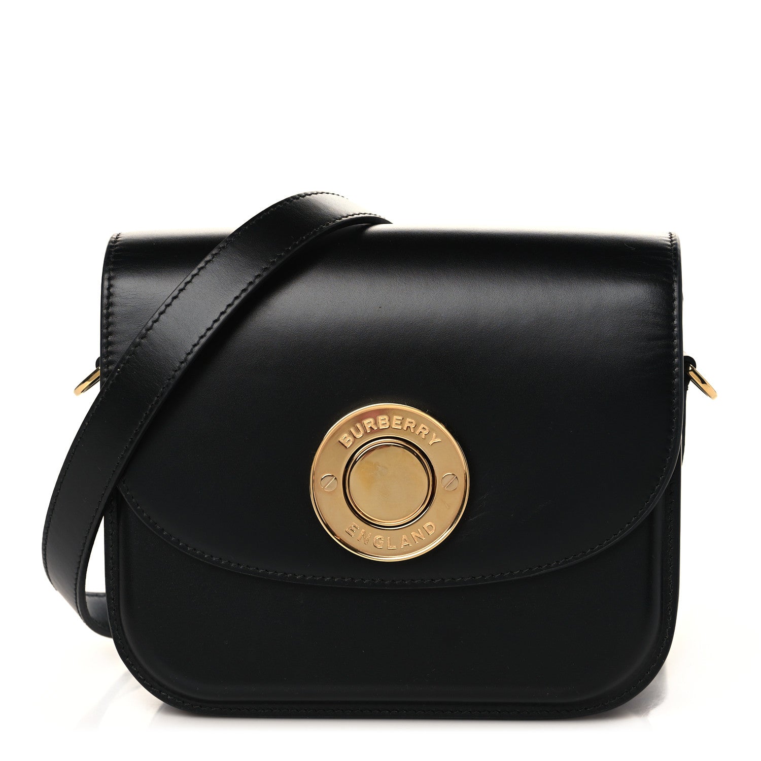 Burberry Calfskin Small Elizabeth Bag Black 1 of 8