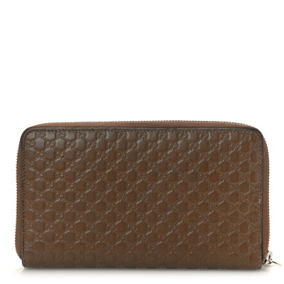 Gucci Microguccissima Large Zip Around Organizer Wallet Acero 1 of 8