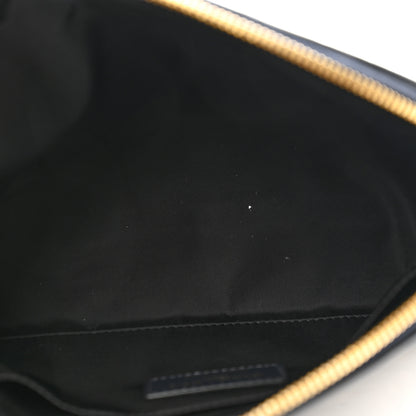Christian Dior Oblique Montaigne 30 Pouch Blue 5 of 7