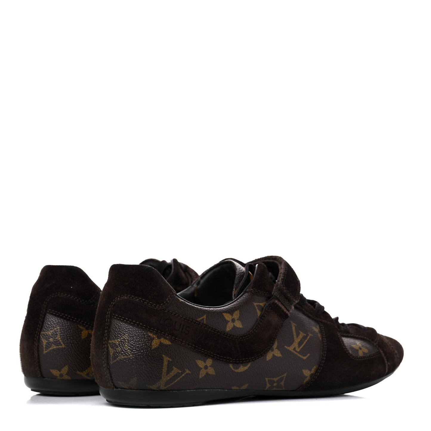 Suede Monogram Globe Trotter Sneakers 8