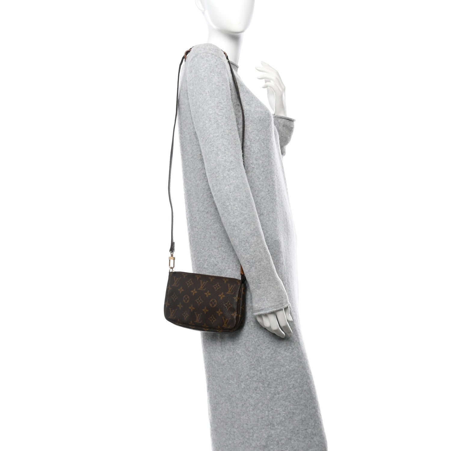 Louis Vuitton Monogram Accessories Pochette Long Strap 3 of 10