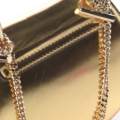 Chloe Metallic Nano Drew Shoulder Bag Abstract Gold 11 of 13