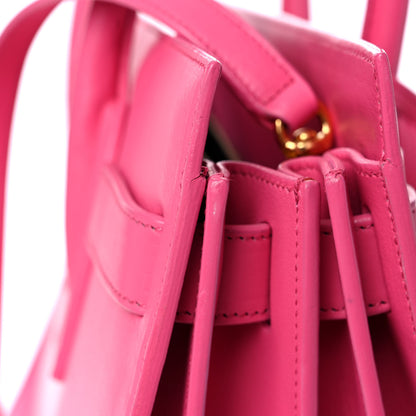 Saint Laurent Calfskin Small Sac De Jour Lipstick Fuchsia 19 of 22