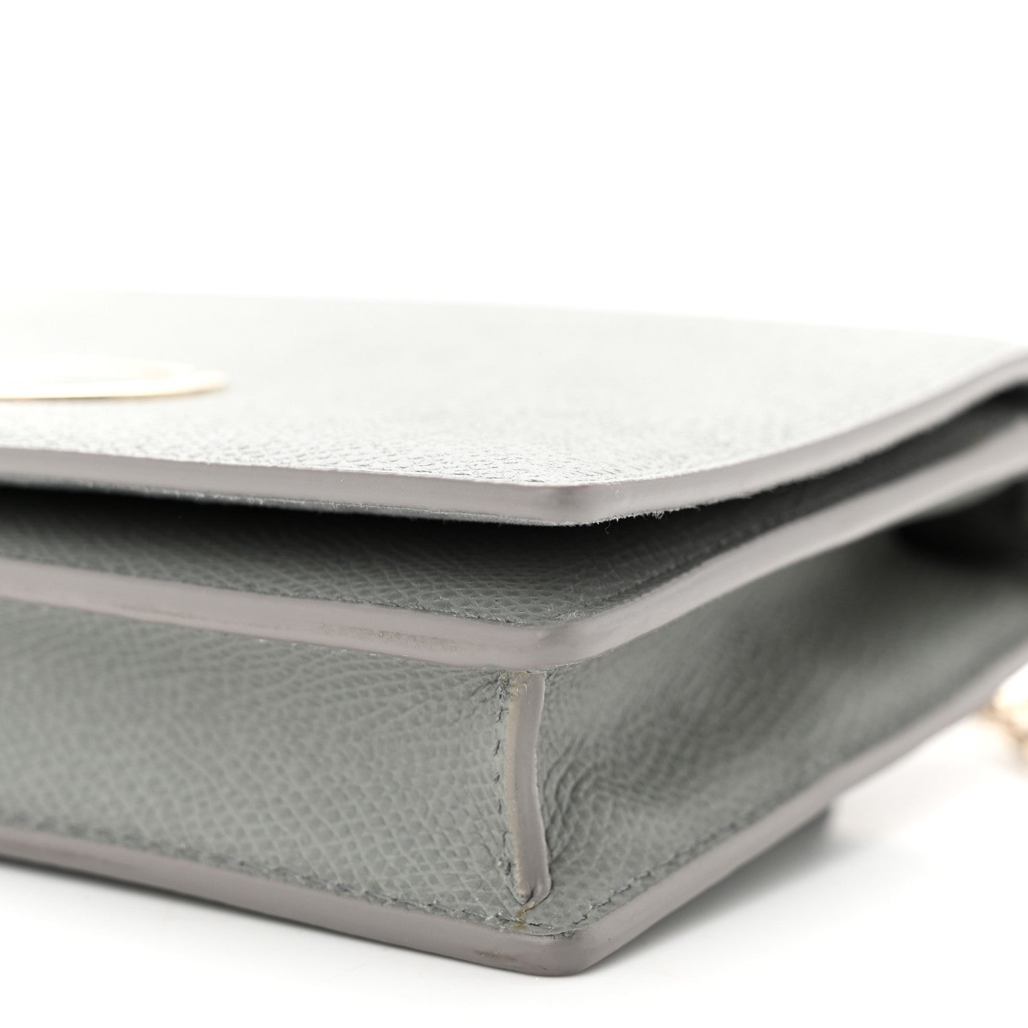 Christian Dior Grained Calfskin 30 Montaigne 2 in 1 Pouch Grey 10 of 11