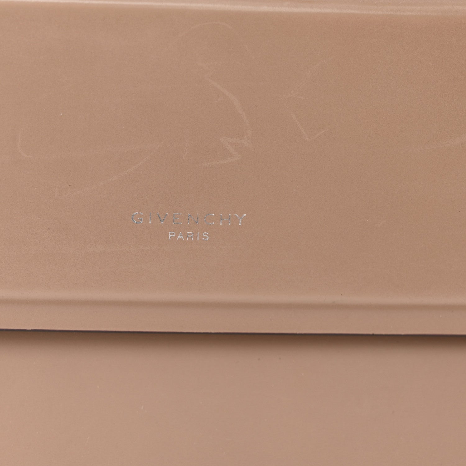 Givenchy Smooth Calfskin Bi-Color Mini Horizon Satchel Linen Off-White 6 of 15