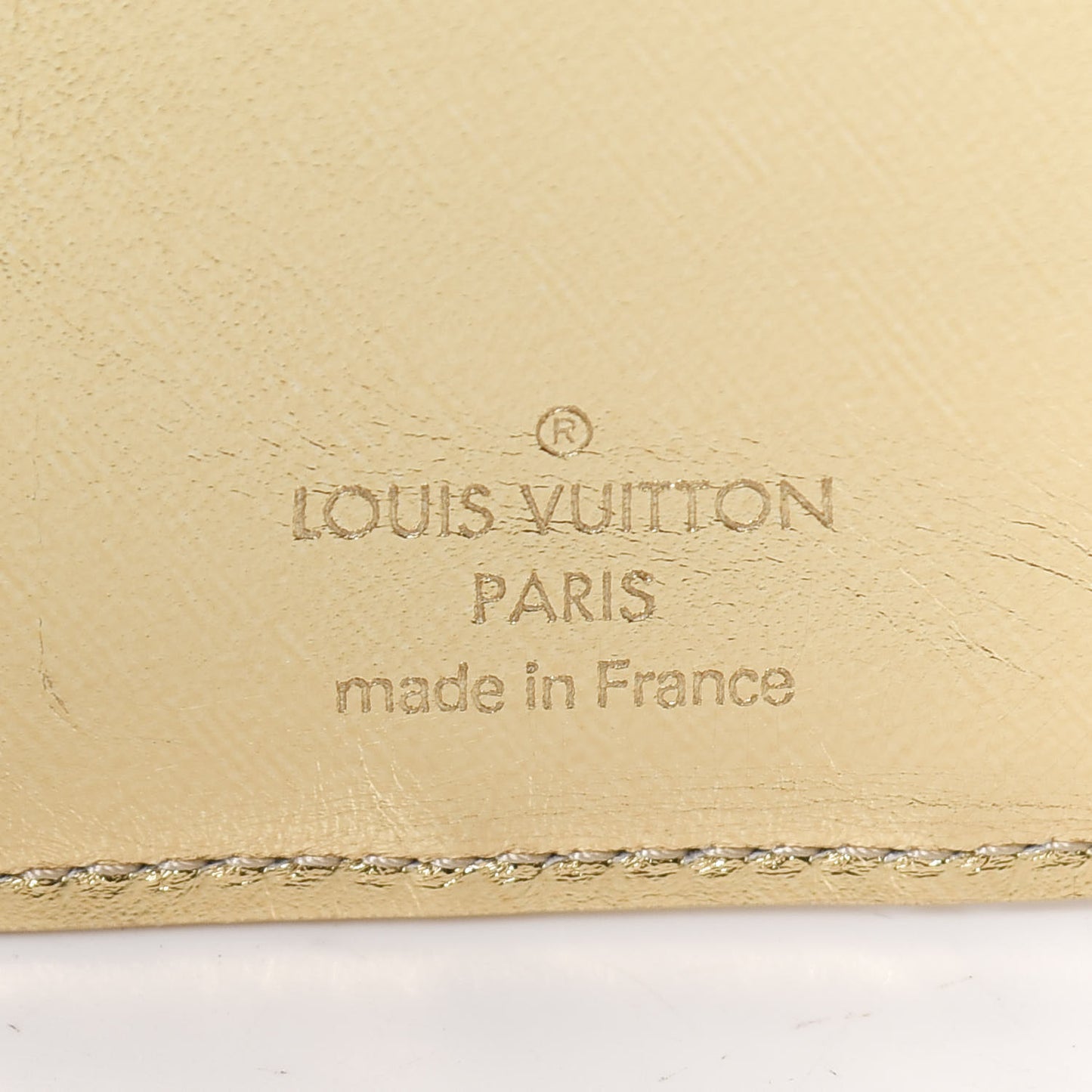 Monogram Miroir Small Ring Agenda Gold