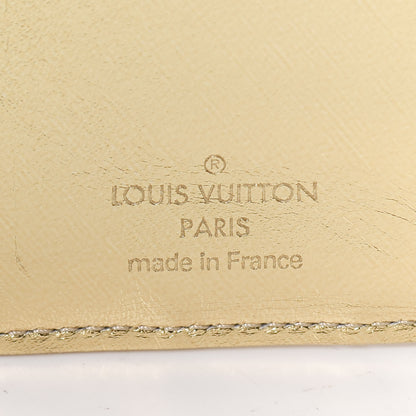 Louis Vuitton Monogram Miroir Small Ring Agenda Gold 6 of 7