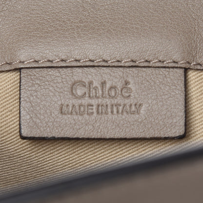 Chloe Suede Calfskin Mini Faye Backpack Motty Grey 8 of 9
