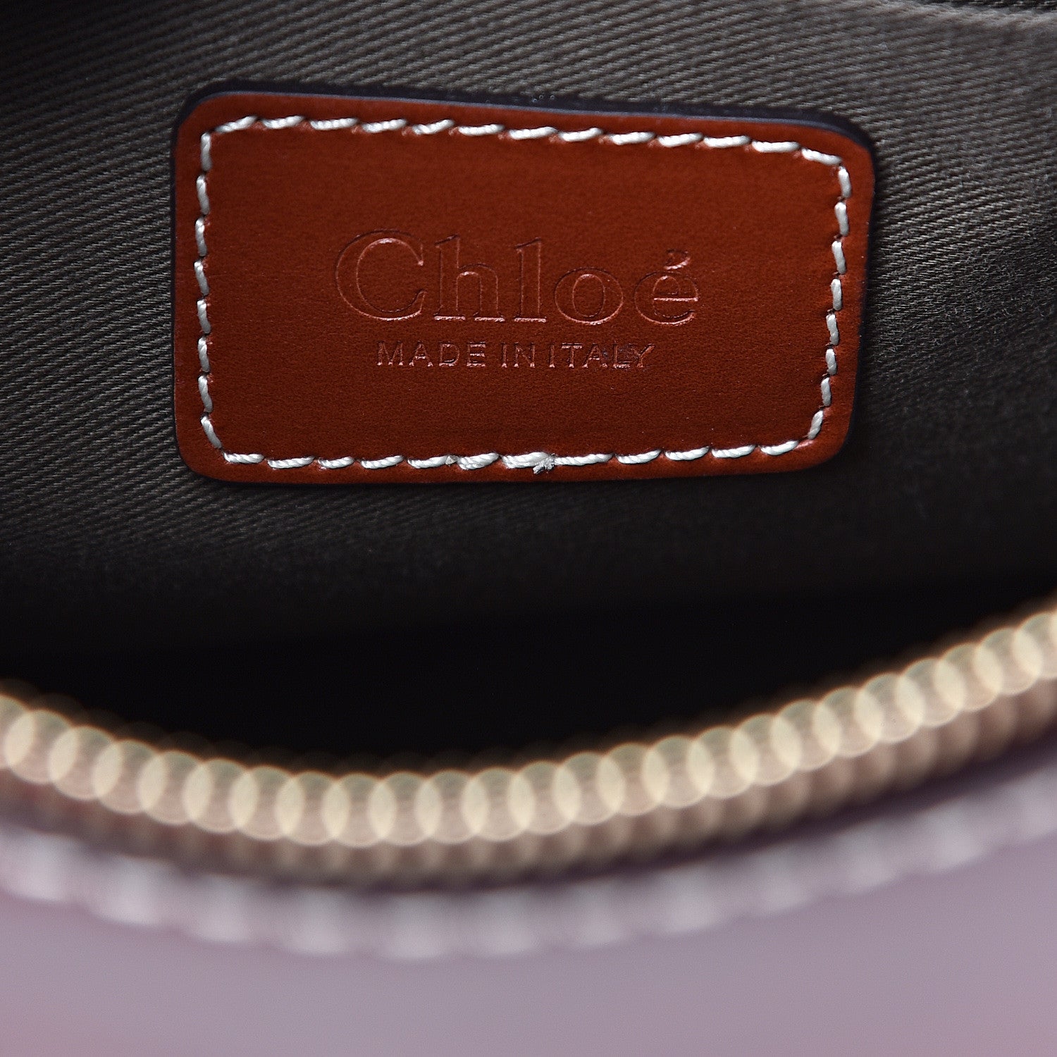 Chloe Calfskin Medium Marcie Saddle Shoulder Bag Sepia 5 of 9