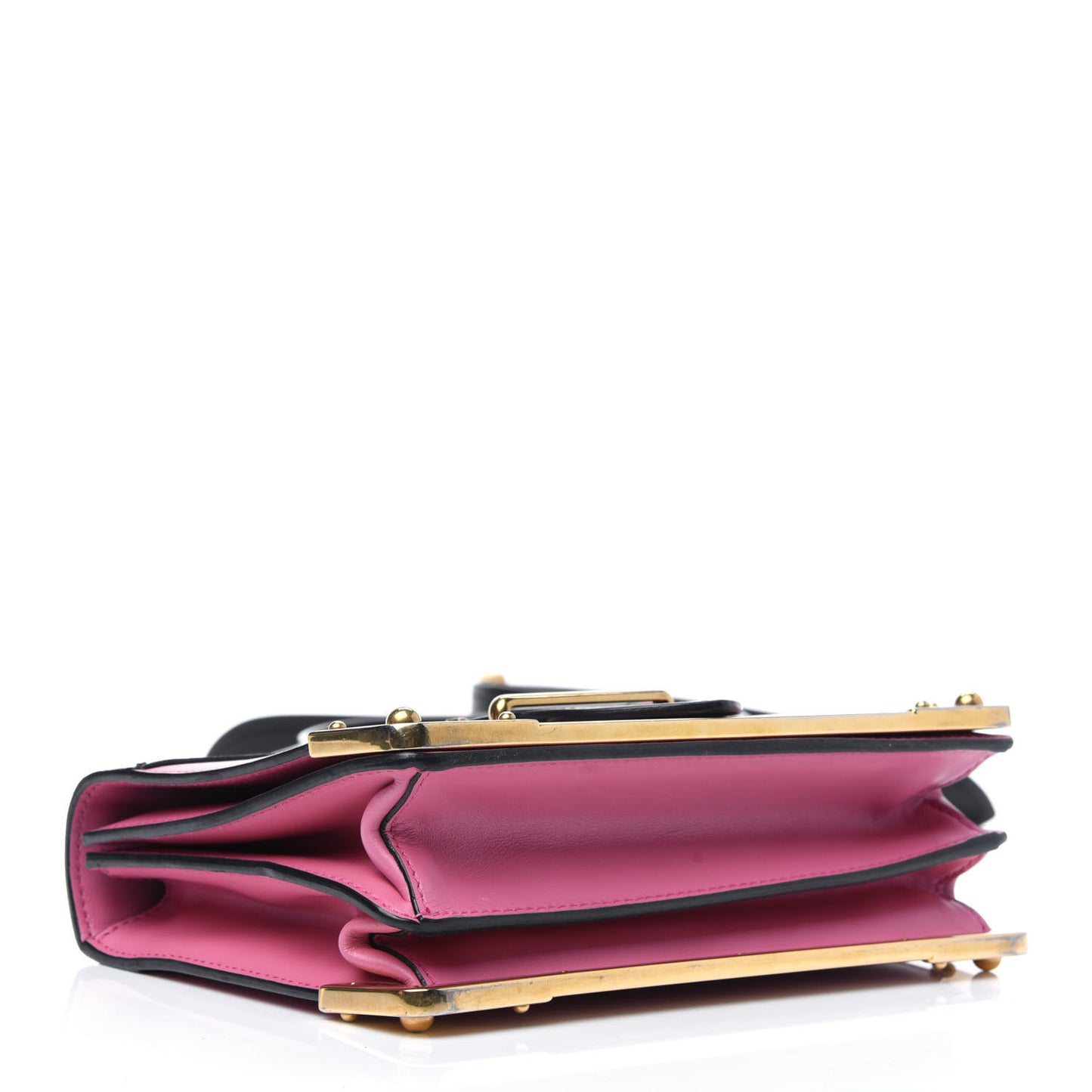 City Calf Saffiano Cahier Bag Geranio Black