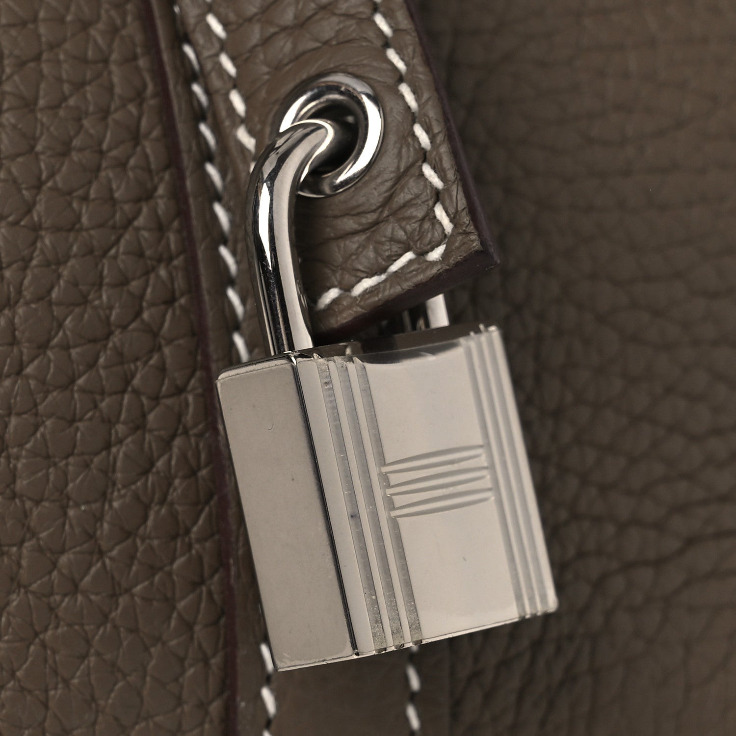 Hermes Taurillon Clemence Picotin Lock 22 MM Etoupe 11 of 12